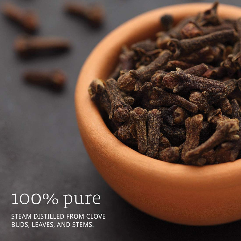 NOW Clove Oil, 1 Fl Oz (Pack of 2)