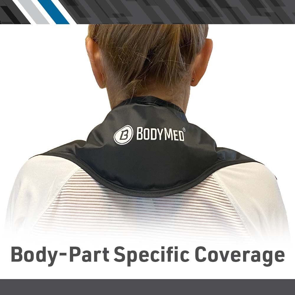BodyMed Reusable Gel Ice Pack Cold Compress for Neck - Professional Grade Cold Therapy for Injuries, Aches, Swelling, Bruises, S