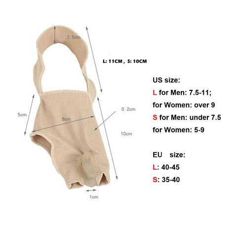 Bunion Corrector, Double Toe Separators, Relieve Toe Friction Bunion Pain, Ball of Foot Cushion Toe Spacers Straightener Splint,