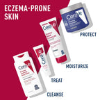 Cerave Eczema Relief Creamy Body Oil | Anti Itch Cream for Eczema & Moisturizer for Dry Skin with Colloidal Oatmeal, Ceramides a