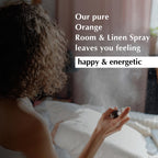 Orange Room, Linen & Pillow Spray by Aromafume | 100ml/3.38 fl oz | with Pure Orange Essential Oil | Aromatherapy Spray | Mist f