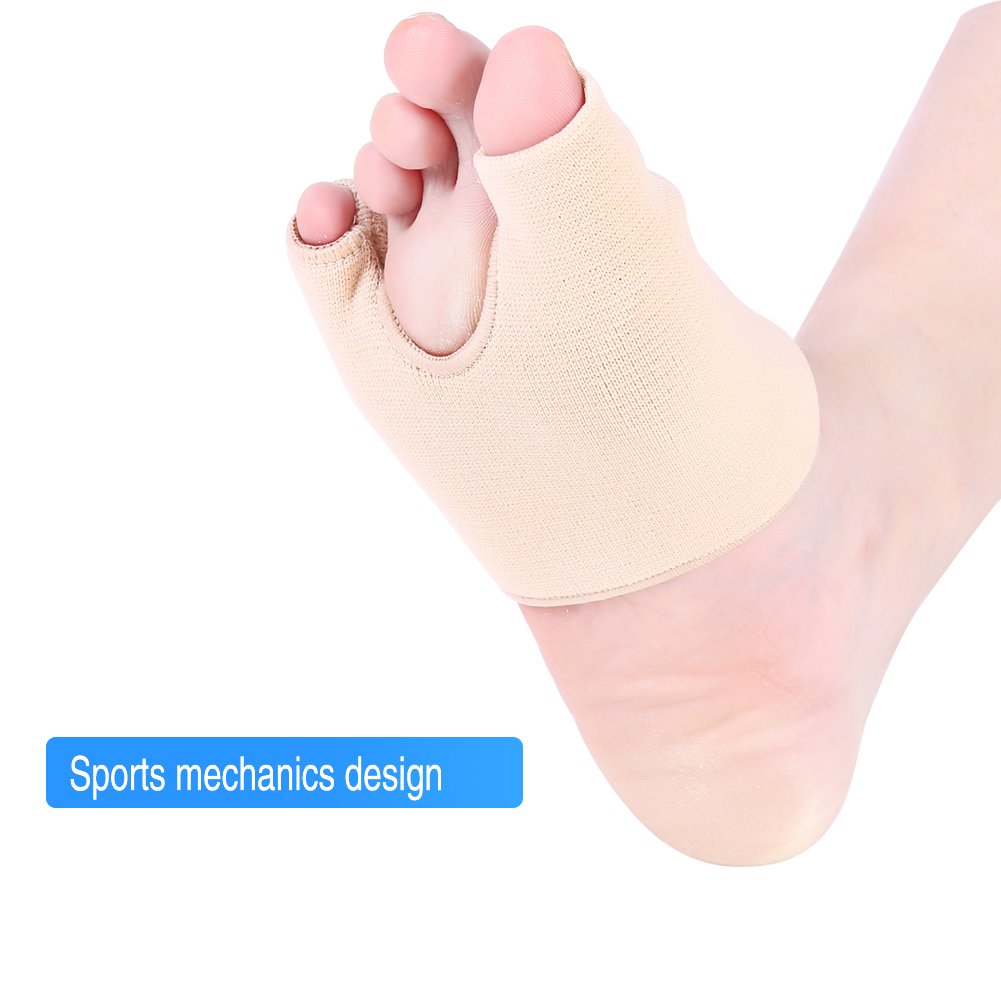 ZJchao Tailor Bunion Corrector, 2 Pair Orthopedic Bunion Splint Hallux Valgus Correctors Separator Half Socks Bunion Sleeves Toe
