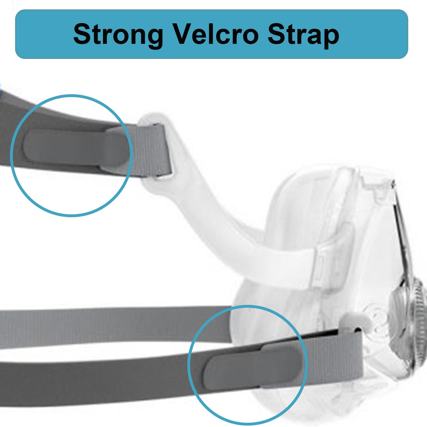Tegneo Headgear Compatible with Airfit F10 Full Face CPAP Mask, Replacement Airfit F10 Headgear, Adjustable Home Ventilator Mask