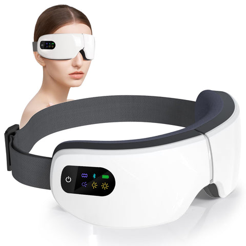 ZZR SEVEN Eye Massager with Heat, 7 Massage Modes, Eye Mask, Birthday Gifts for Women, Men, Friend, Mom and Dad, Sleep Mask for 
