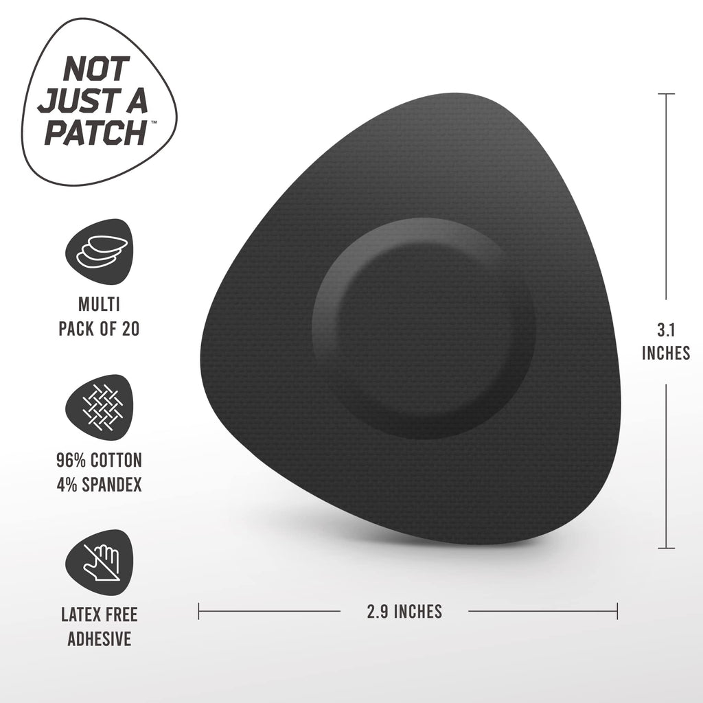 Not Just A Patch Freestyle Libre 2 Sensor Covers (20 Pack) Lingo CGM Patches for Freestyle Libre 2 - Water Resistant & Durable f