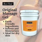 Bon Vital Original Massage Gel for a Versatile Massage Foundation to Relax Sore Muscles and Repair Dry Skin, Superior Glide & G