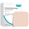 Dimora Foam Dressing, Sterile Non-Adhesive Hydrophilic Pads, Highly Absorbent 4 x4 (10 cm*10 cm) Pack of 10 Square Waterproof Dr