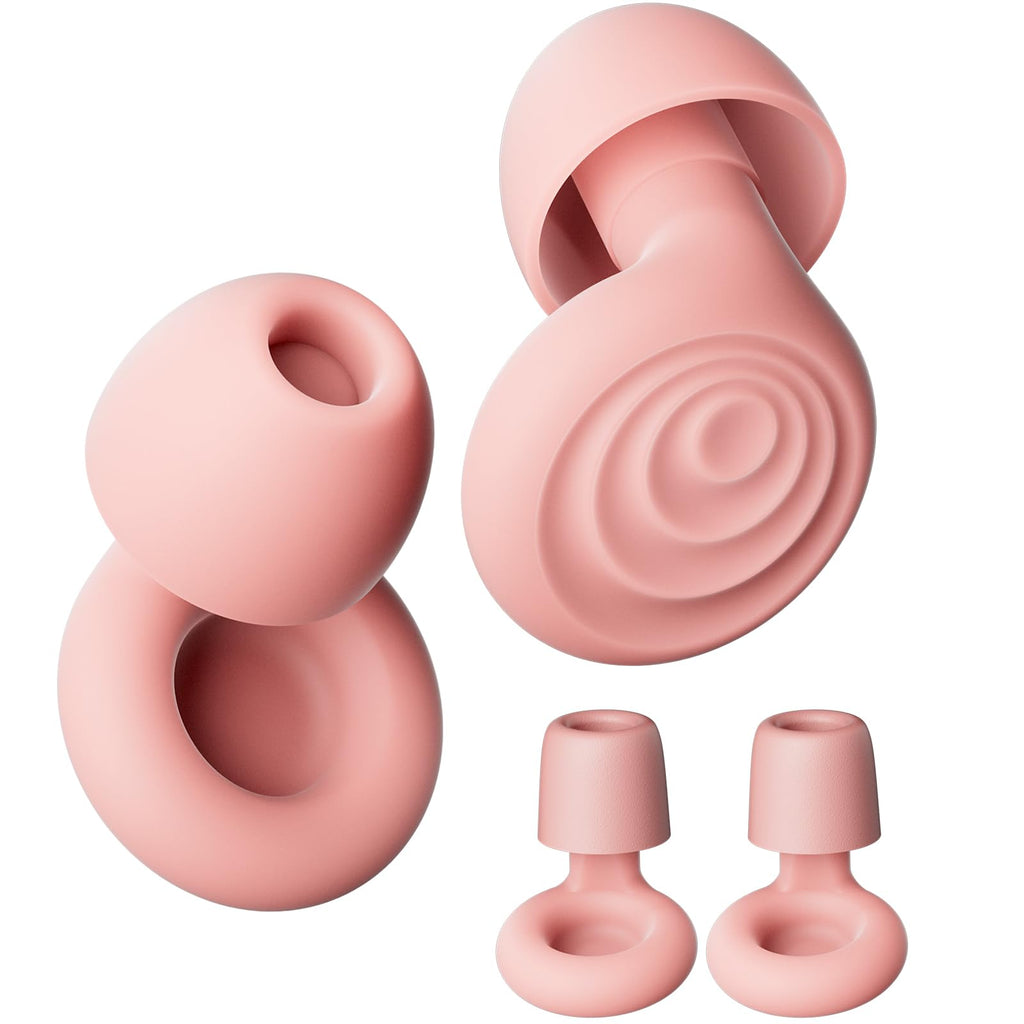 Yawsoy Ear Plugs for Sleeping Noise Cancelling, Reusable Soft Noise Reduction Earplugs for Sleep, Focus, Travel, Work, Motorcycl