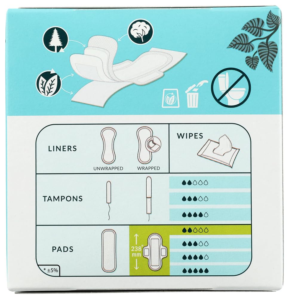 Natracare Pads Ultra with Wings 14 ct (2 Pack)