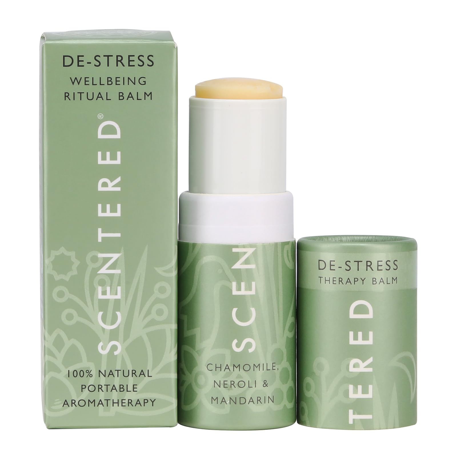 Scentered Aromatherapy Balm Stick, Love - Self Care & Emotional Wellbeing - 100% Natural Essential Oils Blend: Rose, Cedarwood, 