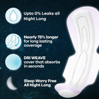 Whisper Ultra Nights Sanitary Pads XXXL Wings 10 Pieces Pack