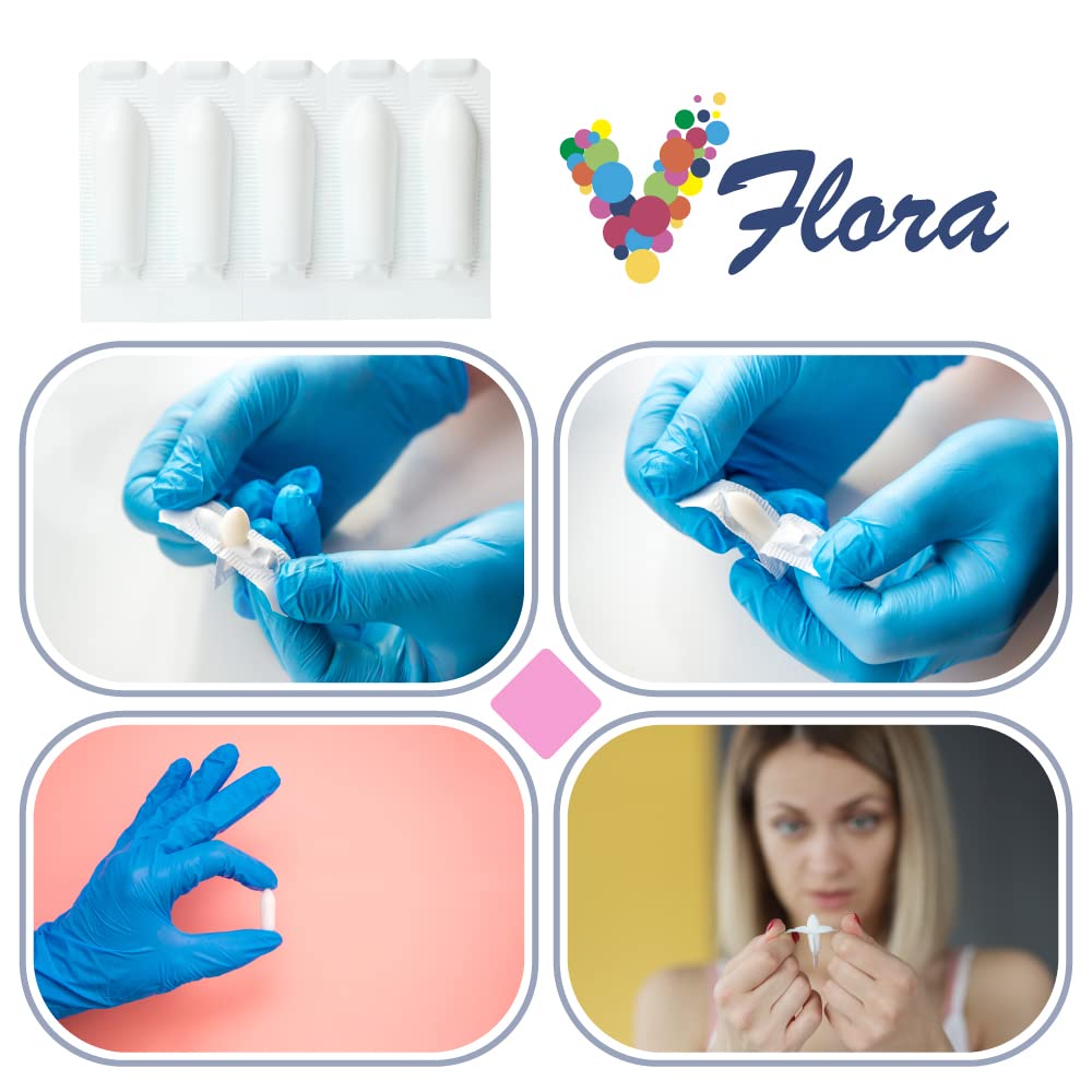 VagiBiom 5-Day Vflora (Lactobacillus crispatus + L. gasseri) to Balance Intimate Flora. Nourish and Nurture Good Flora for Skin