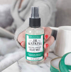 J.R. Watkins Natural Menthol Camphor Relief Mist, Mist for Flu and Cold Relief, Decongestant for Stuffy Nose, USA Made and Cruel