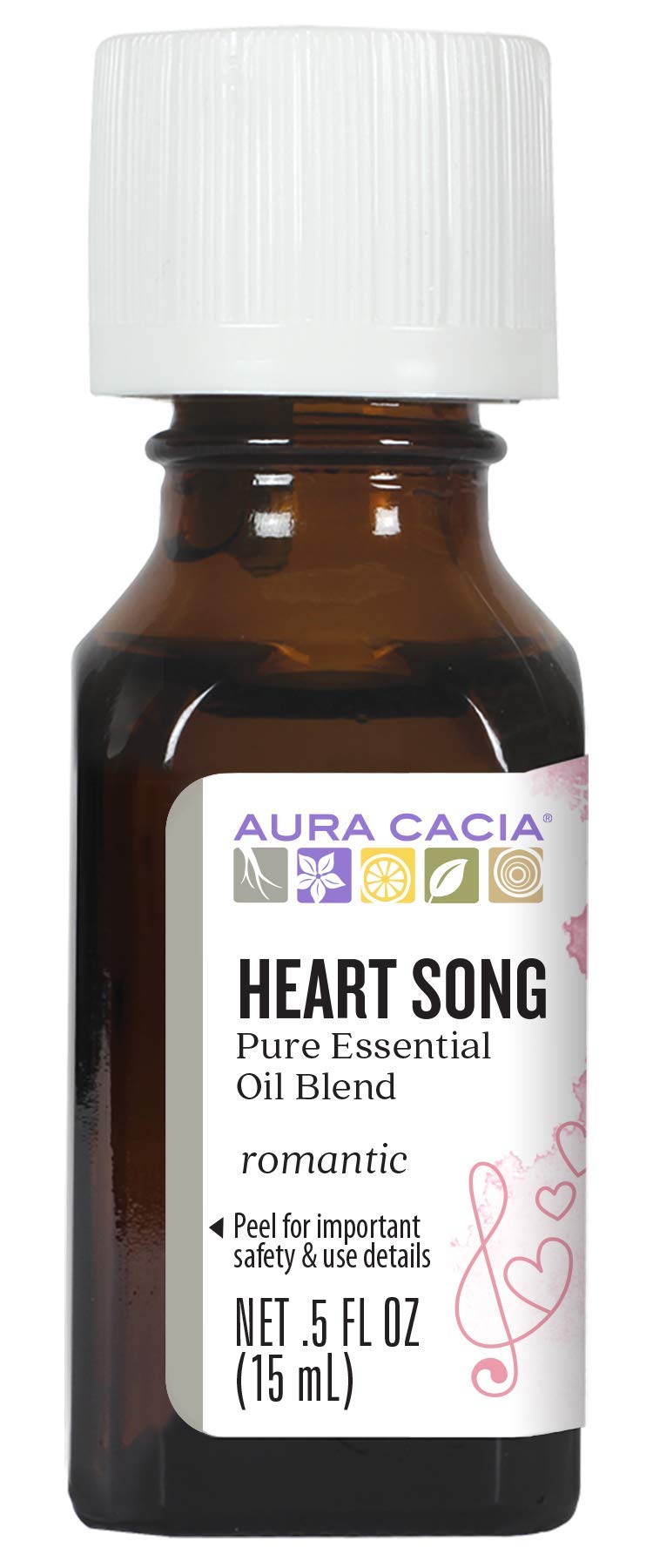 Aura Cacia Essential Oil Blend, Heart Song, 0.5 fluid ounce