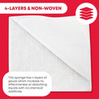 Ever Ready First Aid Non-Woven Sponges, 4 x 4, 4 Ply - 200 Count