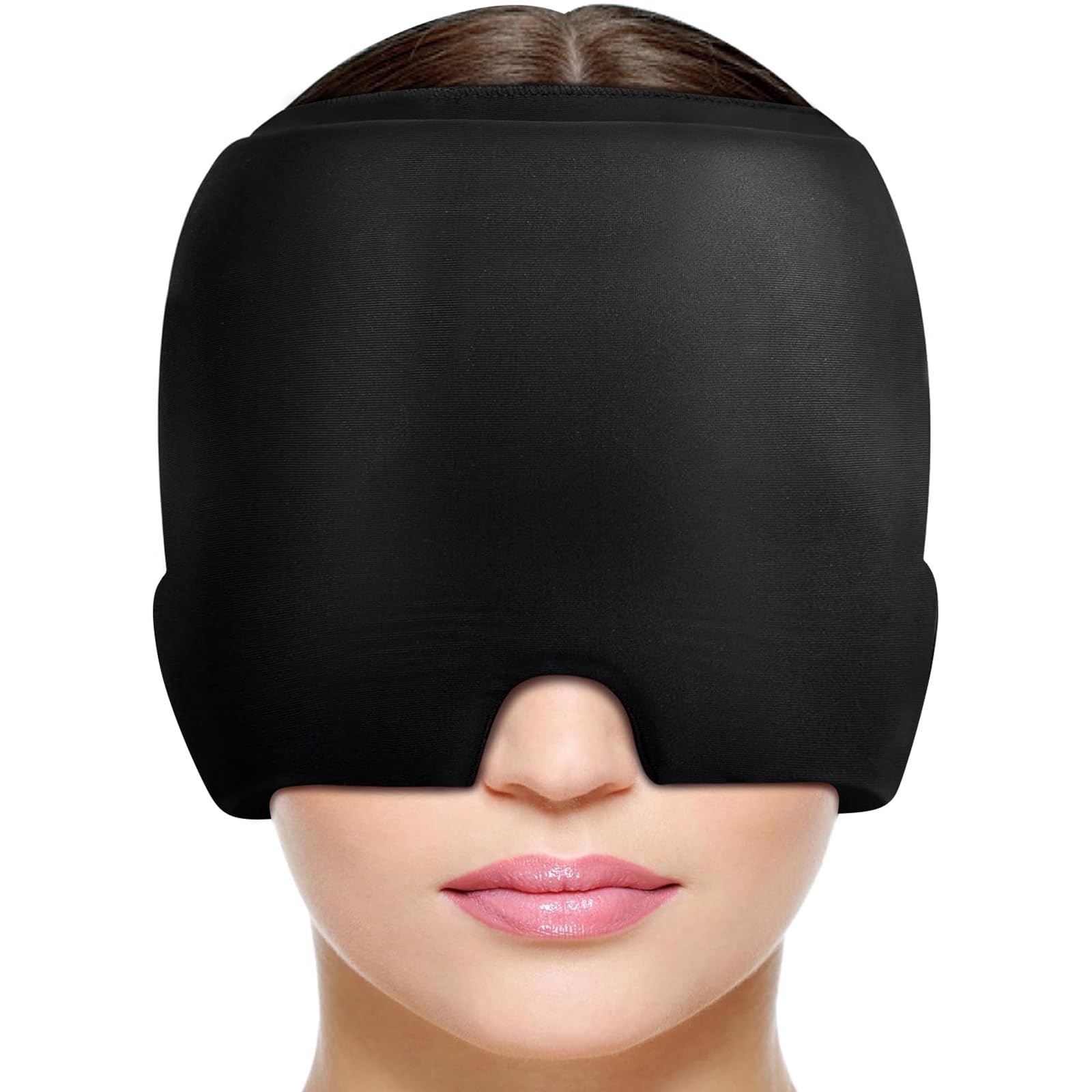 Migraine Headache Relief Cap, Migraine Relief Cap Hot & Cold Therapy Hangover Hat Mask Odorless Migraine Headache Hat for Puffy 
