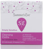Summer's Eve Cleansing Cloth | Simply Sensitive | 16 Count | Pack of 3