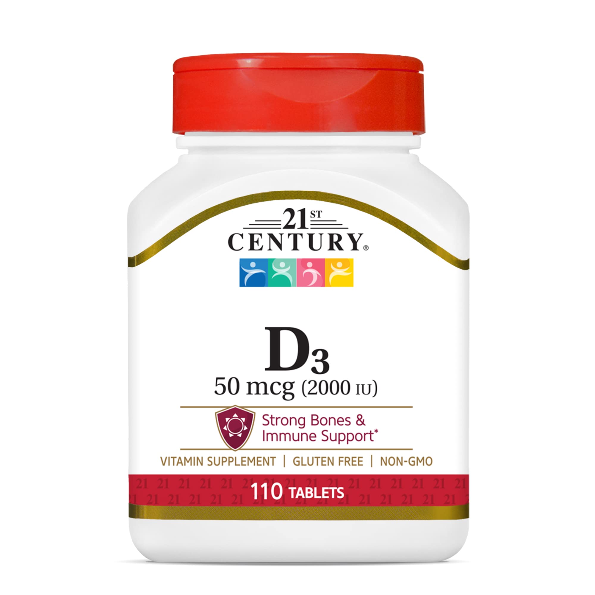 21st Century D3 2000 IU Tablets, 110 Count