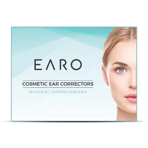 Earo Cosmetic Ear Corrector - 20 Ear Tape Patches - Ear Corrector for Adults - Discreet Ear Stickers For Big Ears - Ear Pinning 