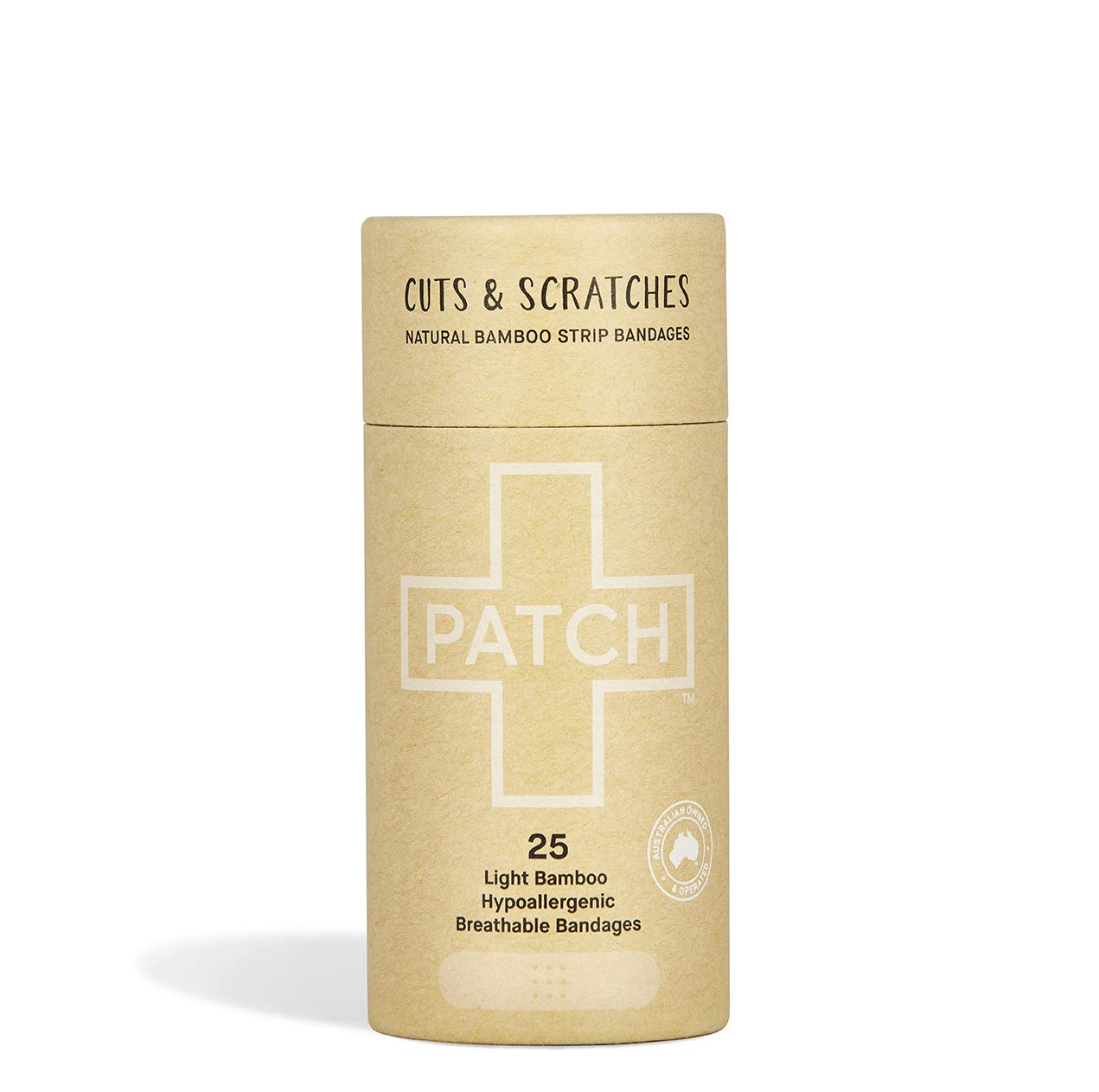 Patch Natural Bamboo Bandages Strips 25 Count, 25 CT