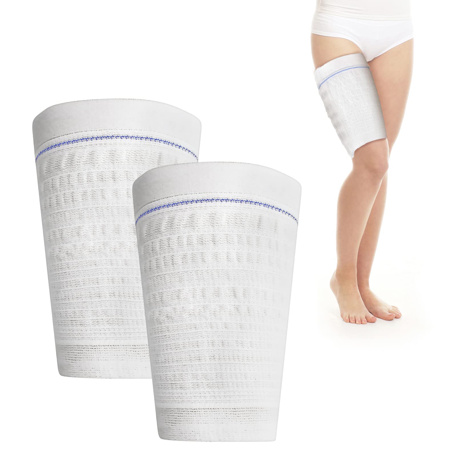 ELERA 2PCs Urine Bag Holder Carer, Comfortable Foley Leg Bag Sleeves Urinary Incontinence Supplies (Medium)