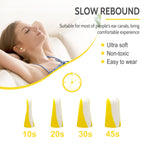 LYSIAN Ultra Soft Foam Earplugs Sleep 5 Pairs, 38dB Noise Reduction Ear Plugs for Sleeping, Snoring,Travel and Gun Shooting Rang