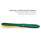 Spenco Polysorb Cross Trainer Athletic Cushioning Arch Support Shoe Insoles Womens 9-10.5/Mens 8-9.5