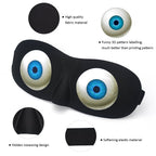 Tphon Eye Sleep Mask Funny Blindfold for Women Men Kid, Upgraded 3D Contoured 100% Blackout Sleeping Mask with Adjustable Strap,