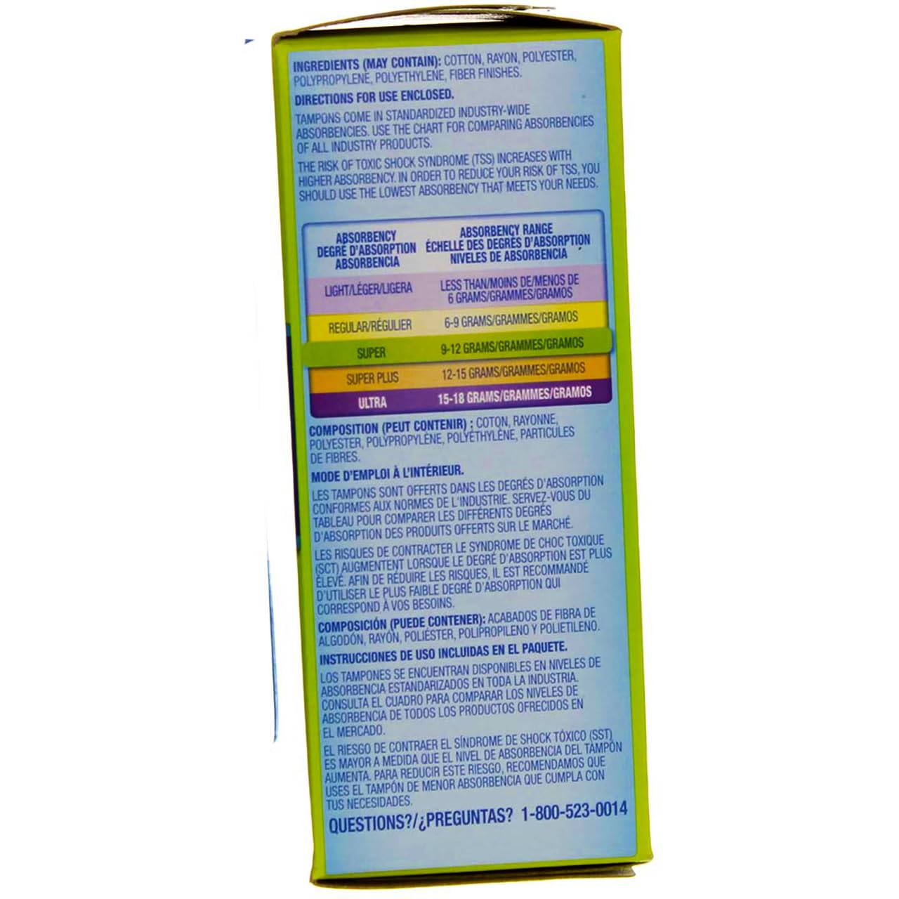 Tampax Super Absorbency Tampons with Flushable Applicator 20 ct