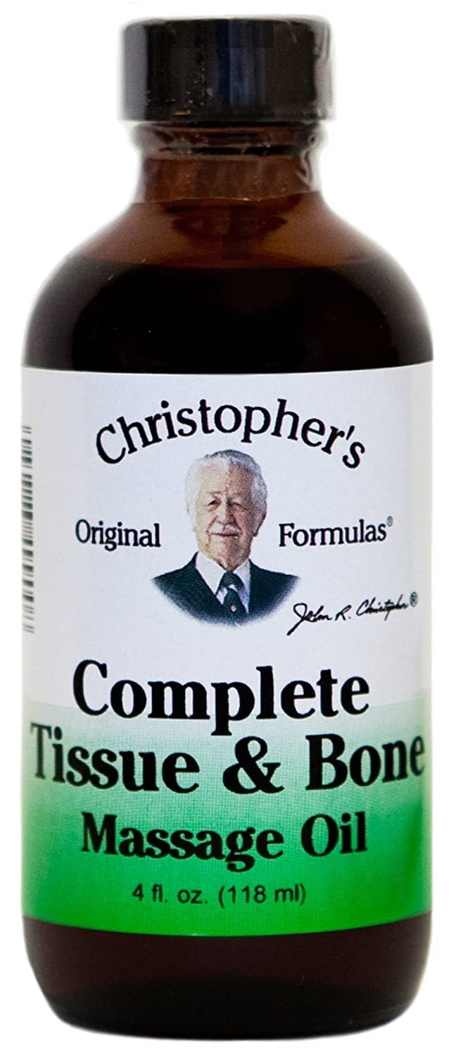 Dr. Christophers Formulas Complete Tissue and Bone Massage Oil, 4 Ounce