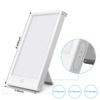 Light Therapy Lamp, SMY Blue Light Energy Lamp and Adjustable LED Blue Light, Tablet One Touch with Timer, 100% UV Free