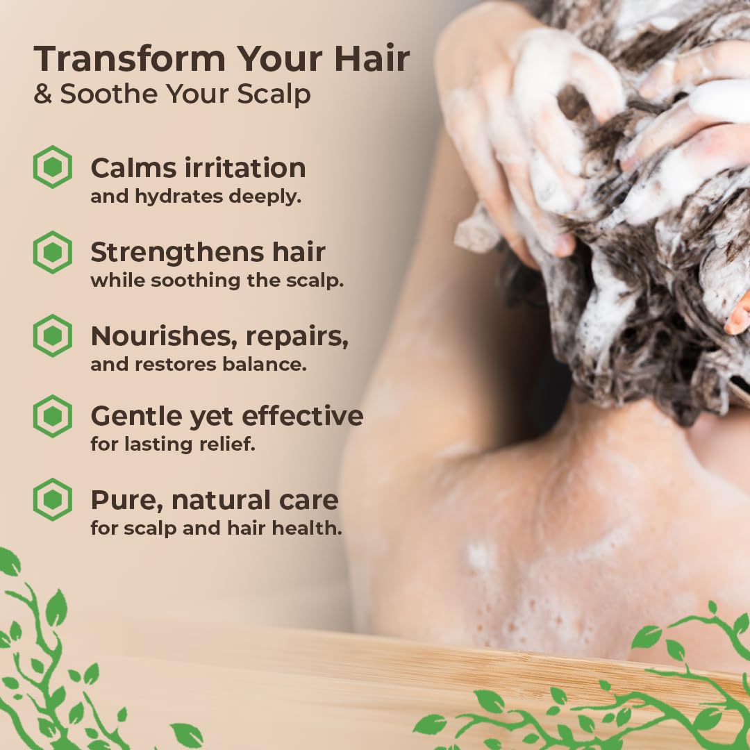 Eczema Psoriasis Conditioner and Dry Scalp Treatment - Anti Dandruff Hair Conditioner for Damaged Dry Hair - Scalp Psoriasis - D