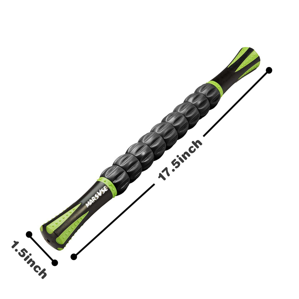 Muscle Roller Stick Massage Roller Muscle Roller Massage Tool for Athletes and Soothing Cramps,Relieving Muscle Soreness, 18 Inc
