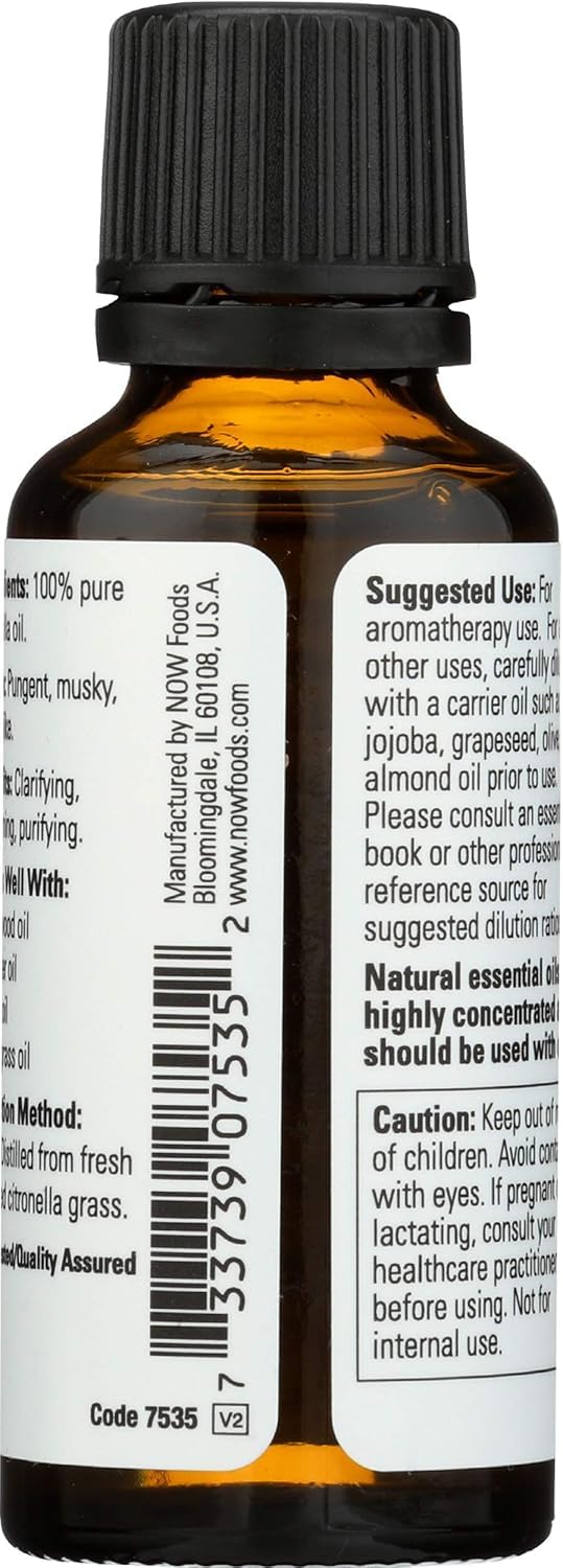 Citronella Oil - 100% Pure Essential Oil (1 Fluid Ounce)