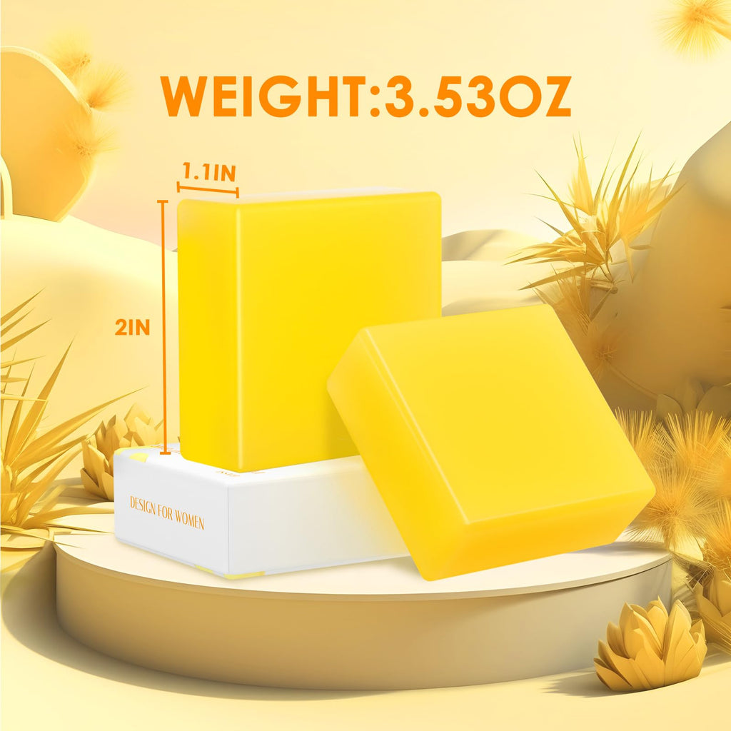 2 PCS Yoni Soap Bars Feminine Wash, 100% Natural Organic Yoni Bar Soap for Women Ph Balance Yoni Wash Eliminates Odor Moisturizi