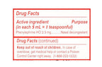Sudafed PE Childrens Nasal Decongestant Liquid Raspberry, Non Drowsy - 4oz, Pack of 4