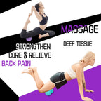LITLUCIS Lacrosse Ball Muscle Massage Ball Massage Lacrosse Ball 3 Piece Set. for Myofascial Release, Trigger Point Therapy, Mus