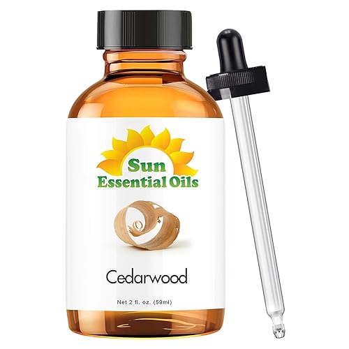 Sun Essential Oils 2oz - Cedarwood Essential Oil - 2 Fluid Ounces