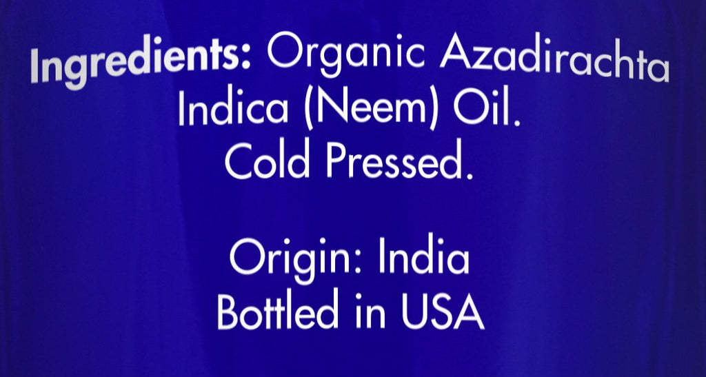 Organic, Neem Oil, for Plants, Skin, Hair, Dogs - 100% Pure, Neem Oil, by Zongle Therapeutics, 4 OZ