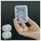 2-Pack Peptide Case for Fridge, 3 mL Vial Holder for Refrigerator, 10-Slot Insulin & Peptide Holder Each, 20 Slots Total, Semi-T