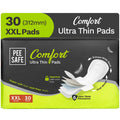 Pee Safe Comfort Ultra Thin Sanitary Pads For Women | Xxl | 30 Pads For Rash Free Periods | Cottony Soft Sanitary Napkins For Ul
