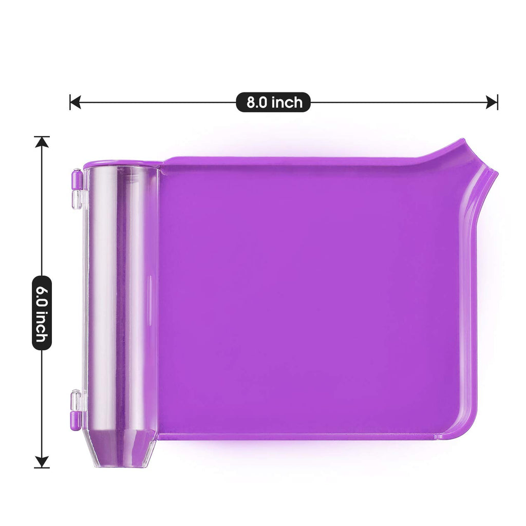 Medarchitect Right Hand Pill Counting Tray with Spatula (Purple)