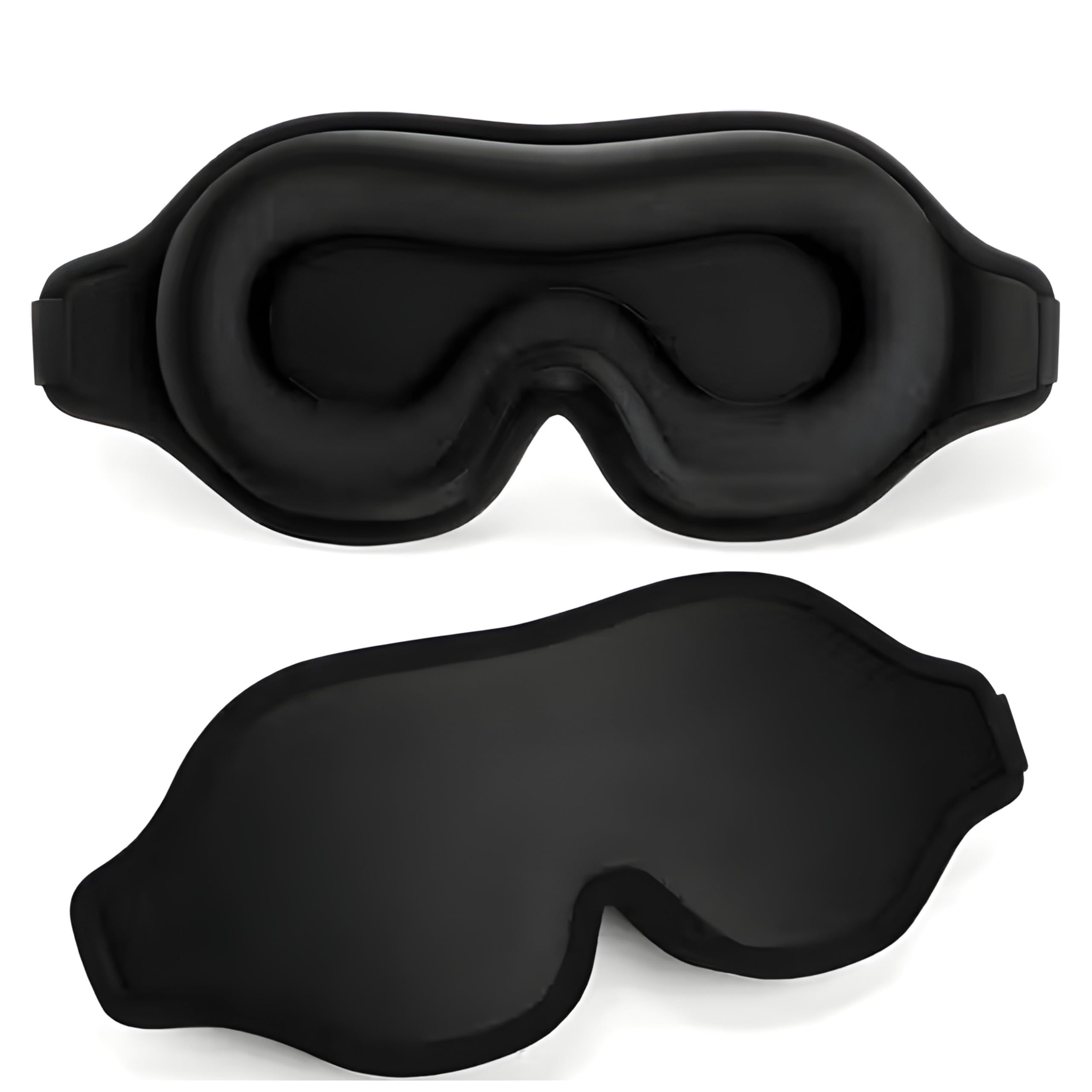Grape Black Eye Sleeping Mask For Deep Rest | Soft Adjustable Sleep Mask For Eyes | Comfortable Eye Cover For Sleep, Travel & Me