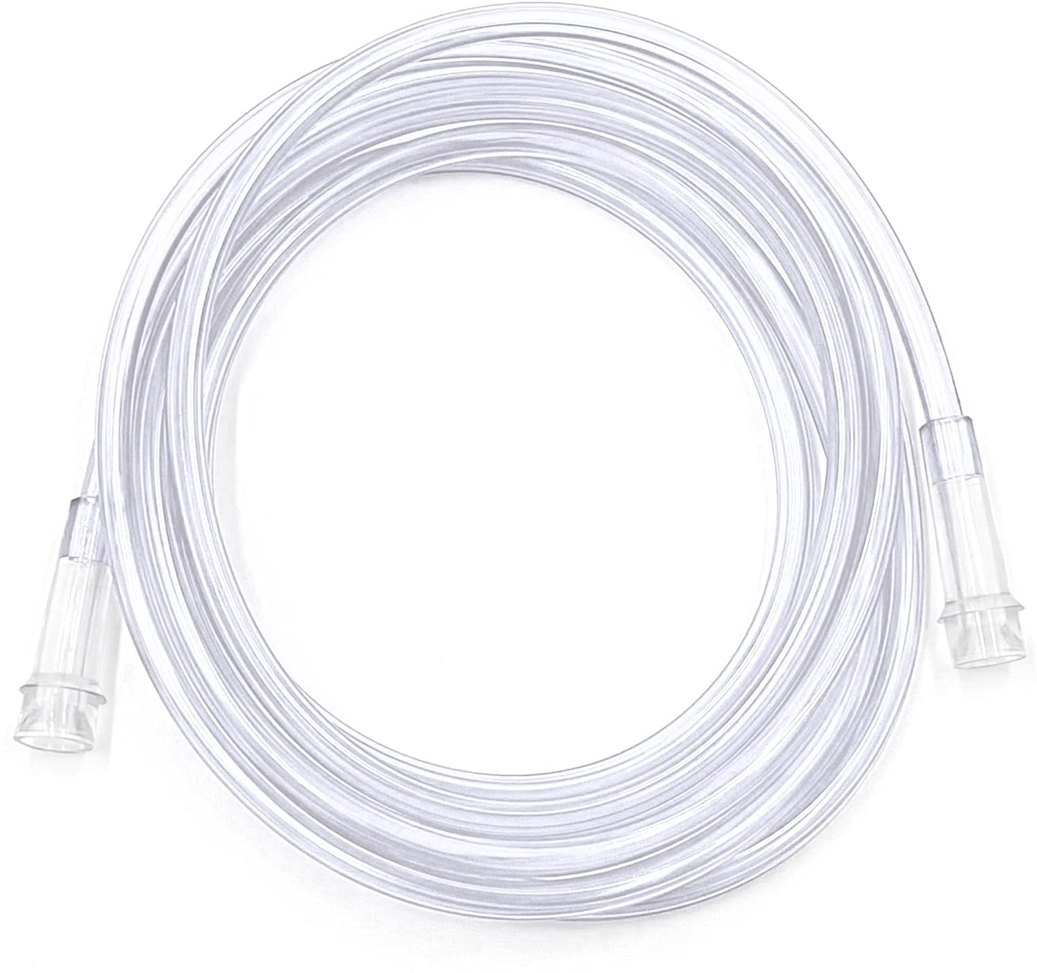 ResOne 50Ft Clear Oxygen Supply Tubing, Crush Resistant, Standard Connectors