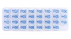 31 Day Monthly Pill Box Organizer Planner with Daily Removable Medication Pods, Great Travel Med Dispenser