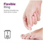 NatraCure Gel Hammer Toe Crest Pads (Left/Right) - 1 Pair - (Toe Straightening Cushion, For Mallet Toes and Overlapping Toes) -