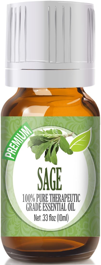 Healing Solutions 10ml Oils - Sage Essential Oil - 0.33 Fluid Ounces