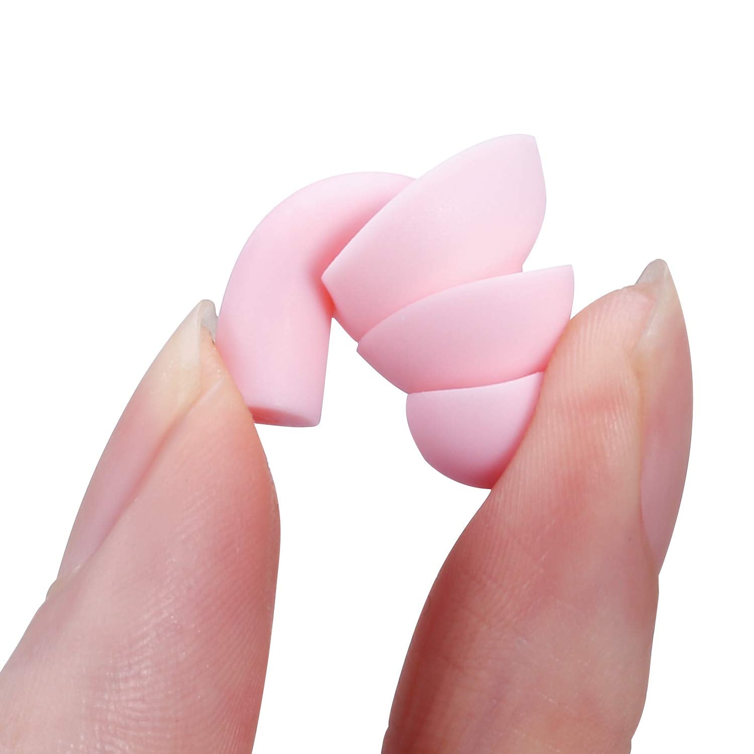 Bememo 6 Pairs Silicone Ear Plugs Noise Cancelling Reusable Corded Waterproof Earplugs Sound Blocking Hearing Protection for Sle