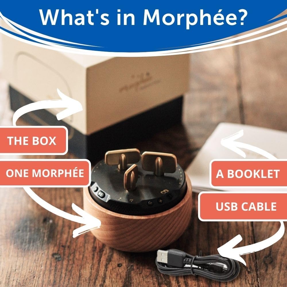 Morph  e | Sound Machine for Sleep with Meditation | White Noise & Sound Therapy for Deep, Restful Sleep | 210 Sessions in 4 Lan