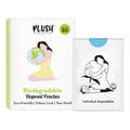 Plush Biodegradable Disposable Bags, Pack Of 50 | Discreet Seal For Sanitary Pads & Intimate Products Disposal | Odour Lock Tech